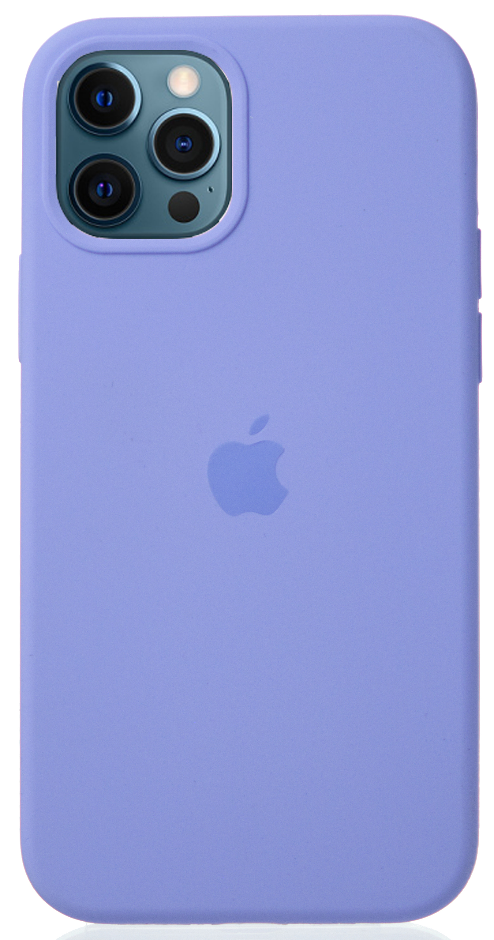 Чехол Silicone Case для iPhone 12/12 Pro лиловый в Тюмени